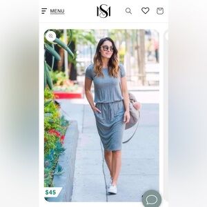 Brigitte Brianna sexy modest baseball tee dress